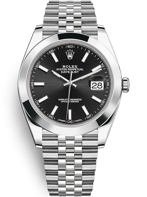 rolex datejust black or silver dial|2023 datejust 41mm 126300.